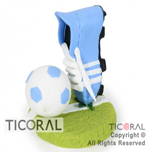 ADOR MAQUETA BOTIN DE FUTBOL RACING A. PORC FRIA x 1